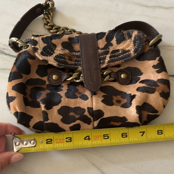 NWOT J Crew calf hair leopard bag - Picture 7 of 9